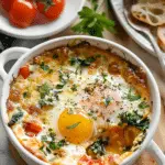 Baked Feta Eggs