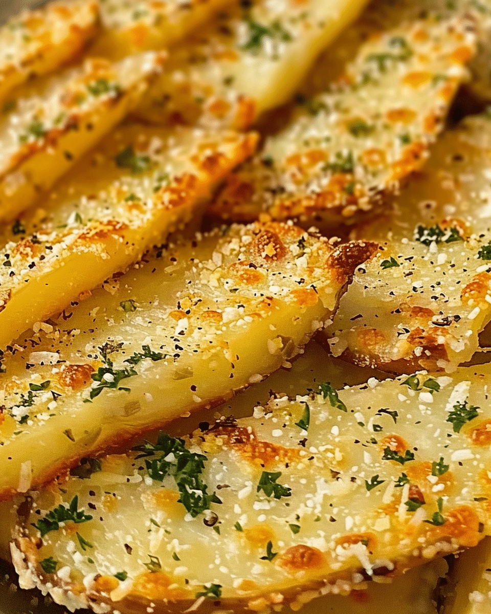 Baked Garlic Parmesan Potato Wedges