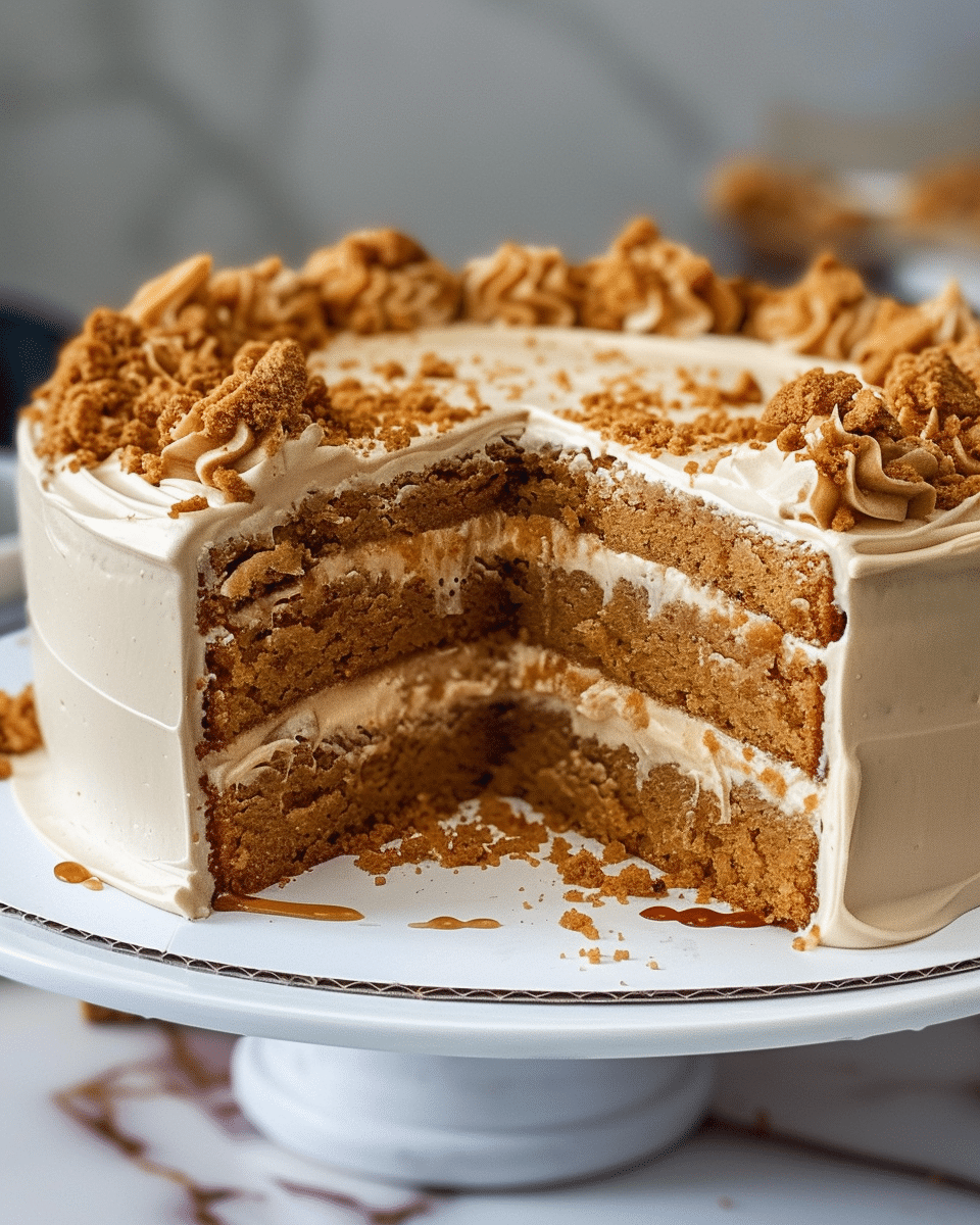 Biscoff Cake (Cookie Butter Cake)