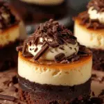 Brownie Bottom Mini Cheesecakes