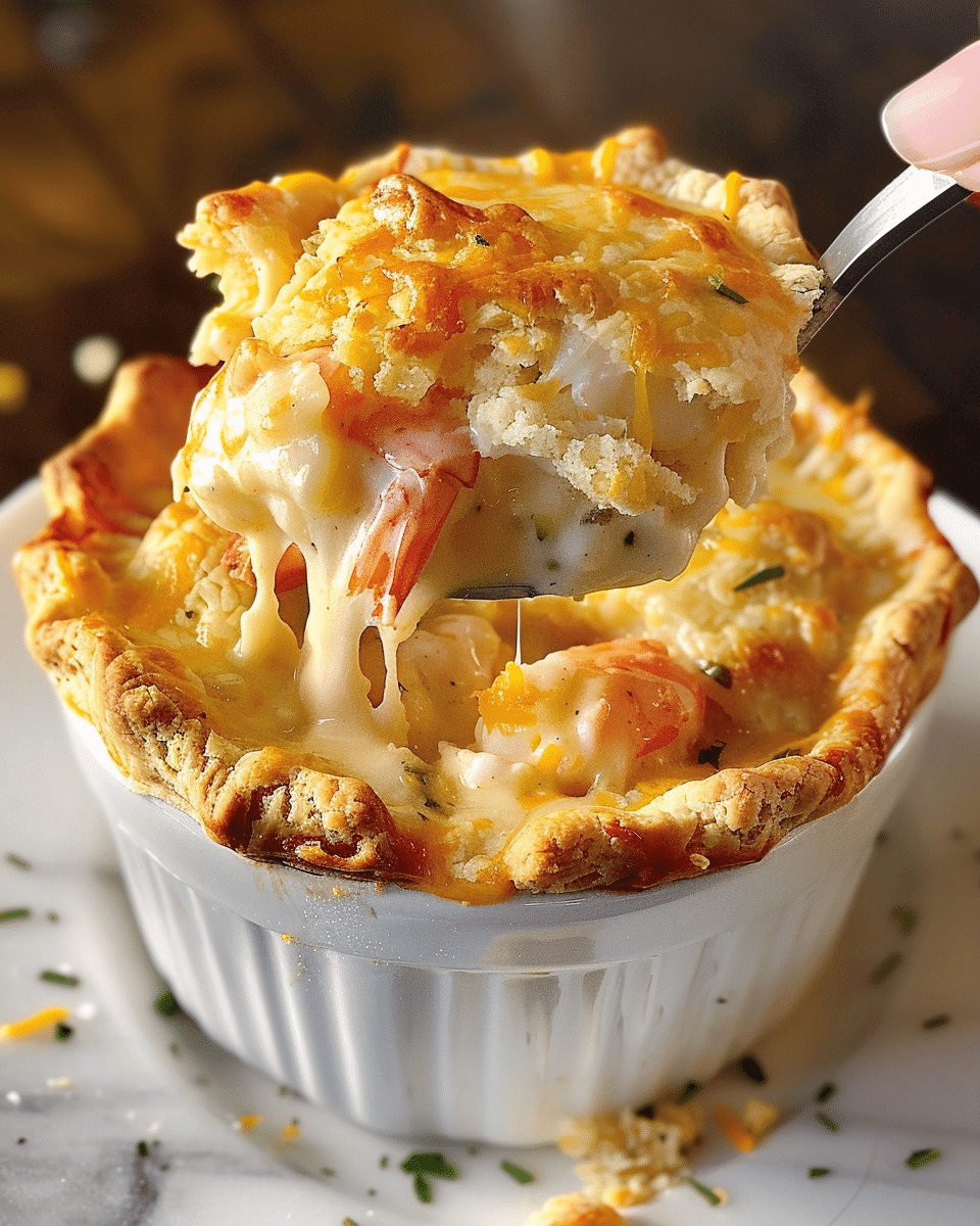 Cheddar Bay Biscuit Seafood Pot Pie