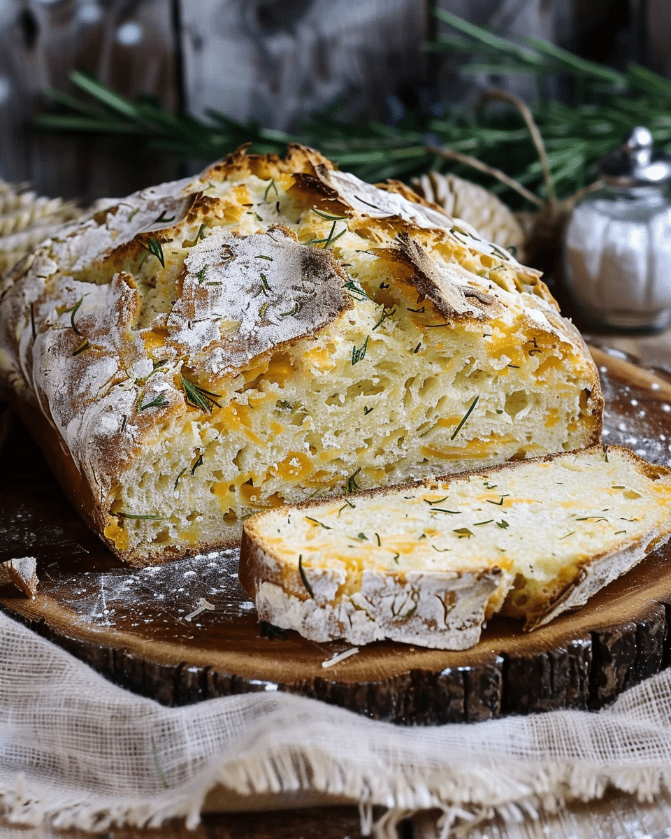 Cheddar and Herb Soda Bread