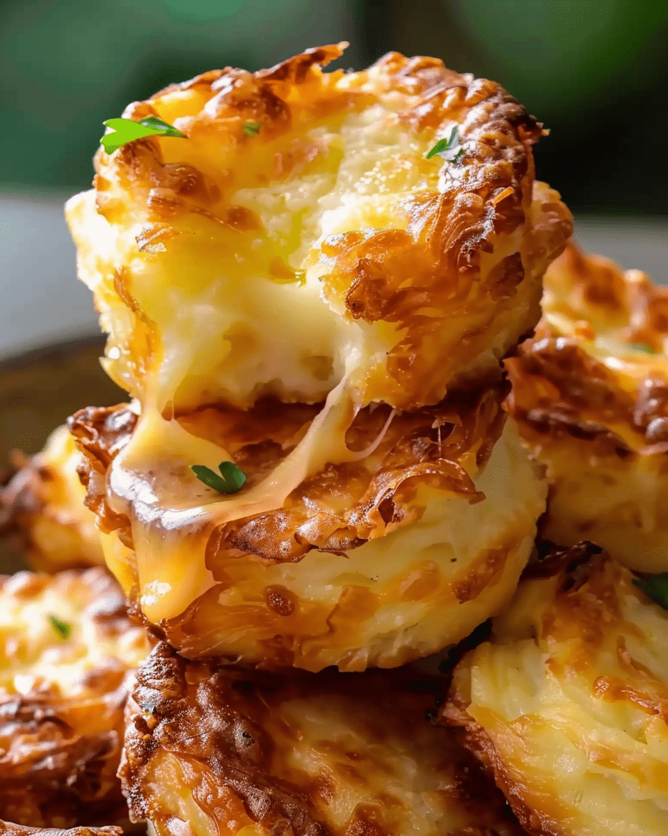 Cheesy Mashed Potato Puffs
