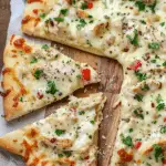Chicken Alfredo Flatbread