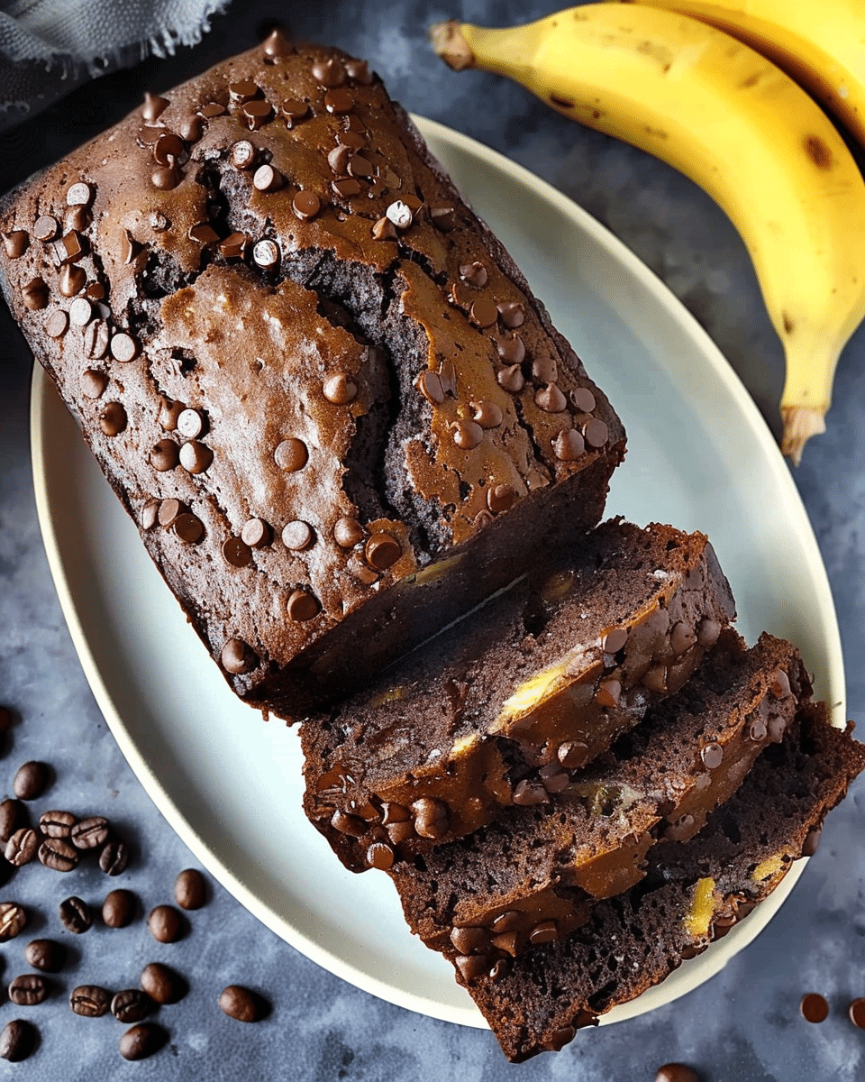 Chocolate Espresso Banana Bread