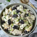 Low Carb Blackberry Cottage Cheese Chicken Salad