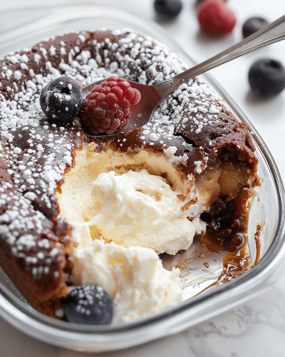 Cottage Cheese Lava Cake