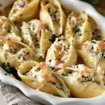 Creamy Seafood Stuffed Shells