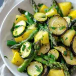 Flavorful Asparagus with Zucchini and Squash