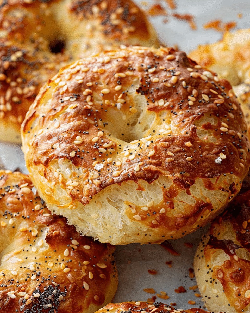 High-Protein Cottage Cheese Bagels