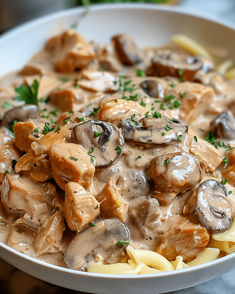 Homemade Chicken Stroganoff