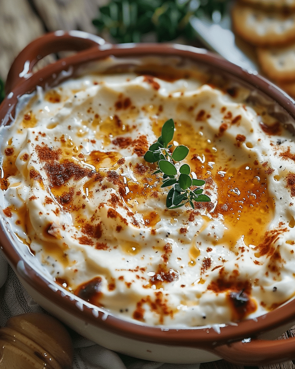 Hot Honey Cream Cheese Dip