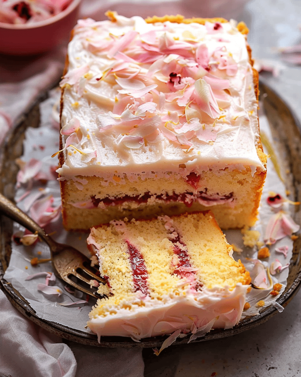 Iced Grapefruit Yogurt Cake