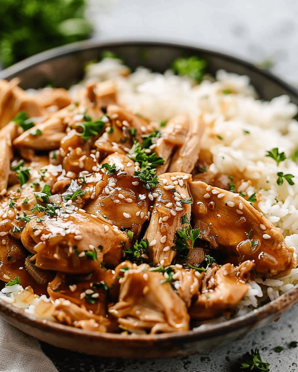 Instant Pot Honey Garlic Chicken and Rice