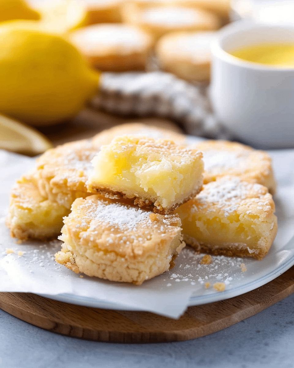 Keto Lemon Bar Cookies