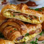 Maple-Dijon Breakfast Croissant Sandwiches