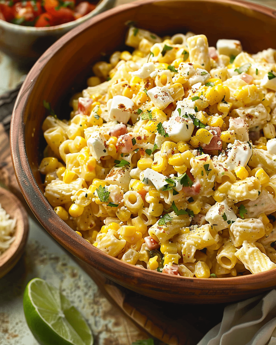 Mexican Street Corn Pasta Salad