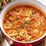 One-Pot Creamy Tomato Tortellini Soup