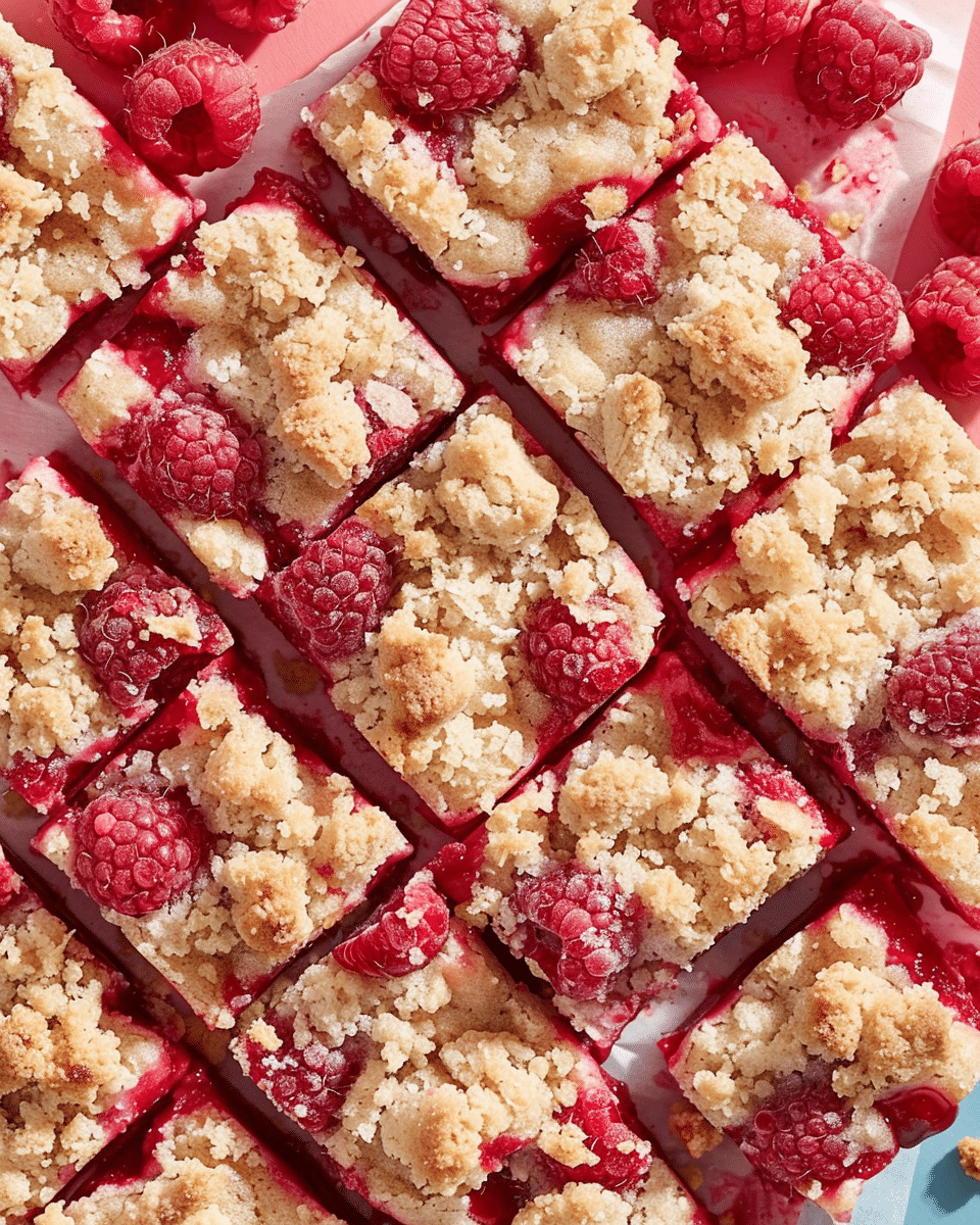 Raspberry Crumb Bars