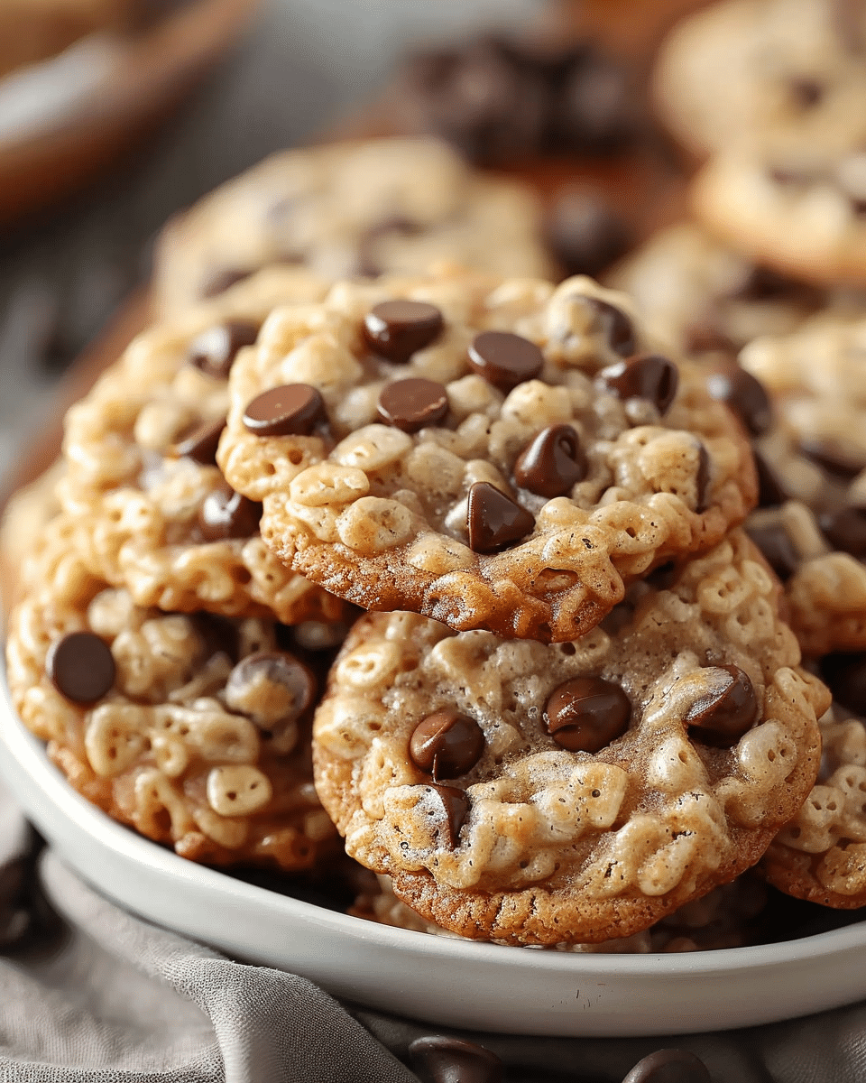 Rice Krispie Chocolate Chip Cookies