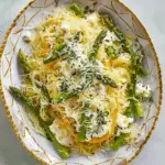 Spaghetti Squash with Asparagus, Ricotta, Lemon, and Thyme