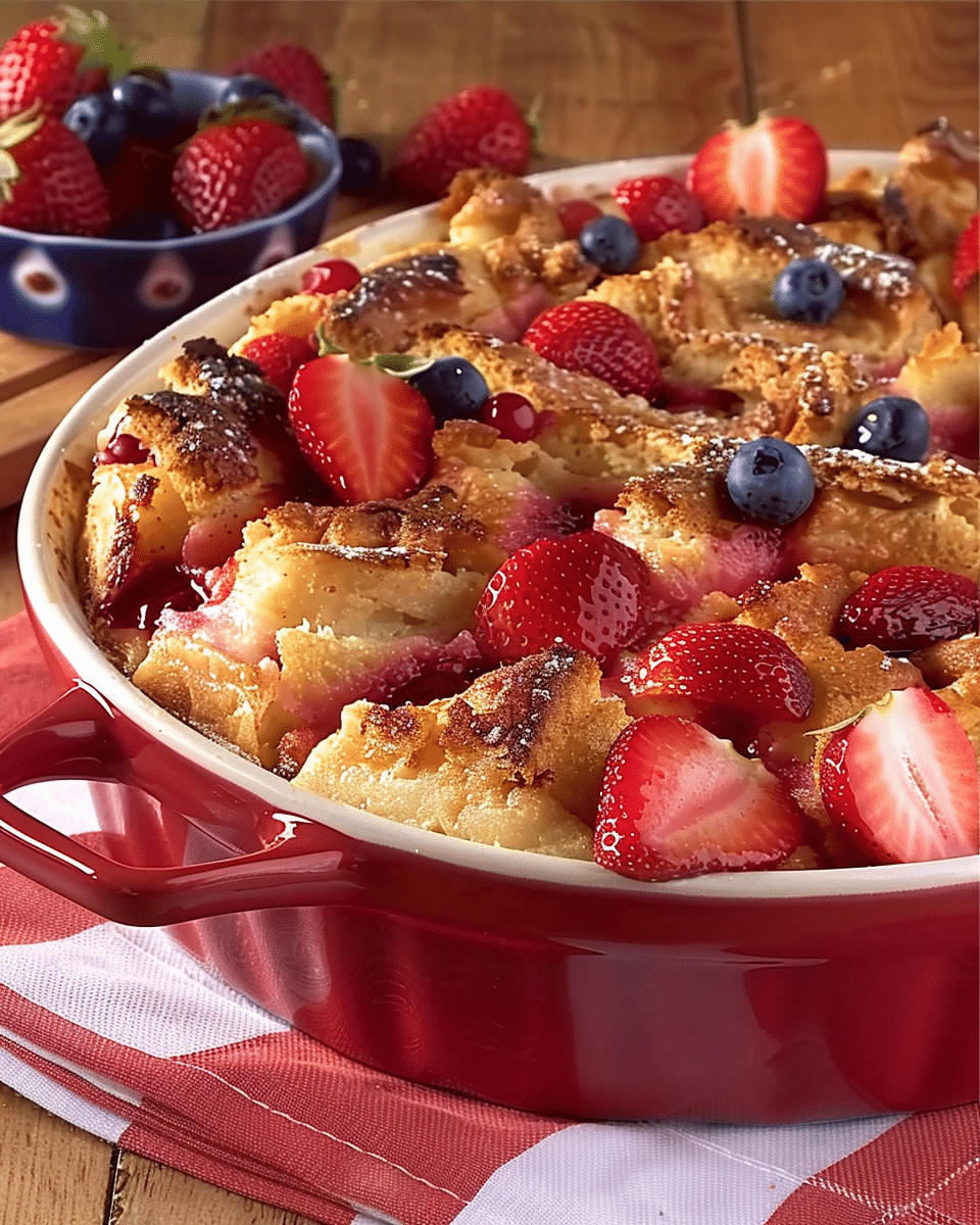 Strawberry French Toast Casserole