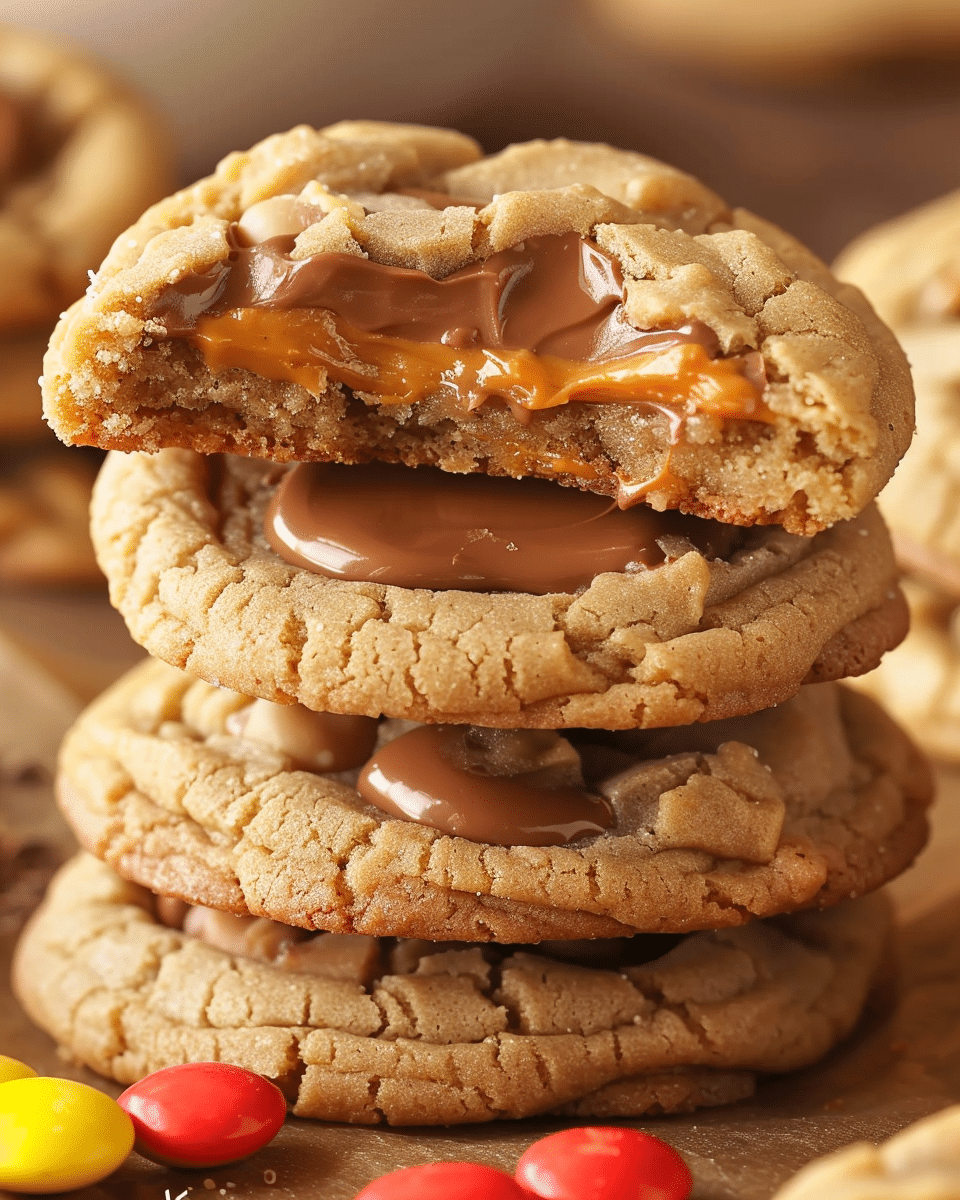 Triple Reese’s Peanut Butter Cookies
