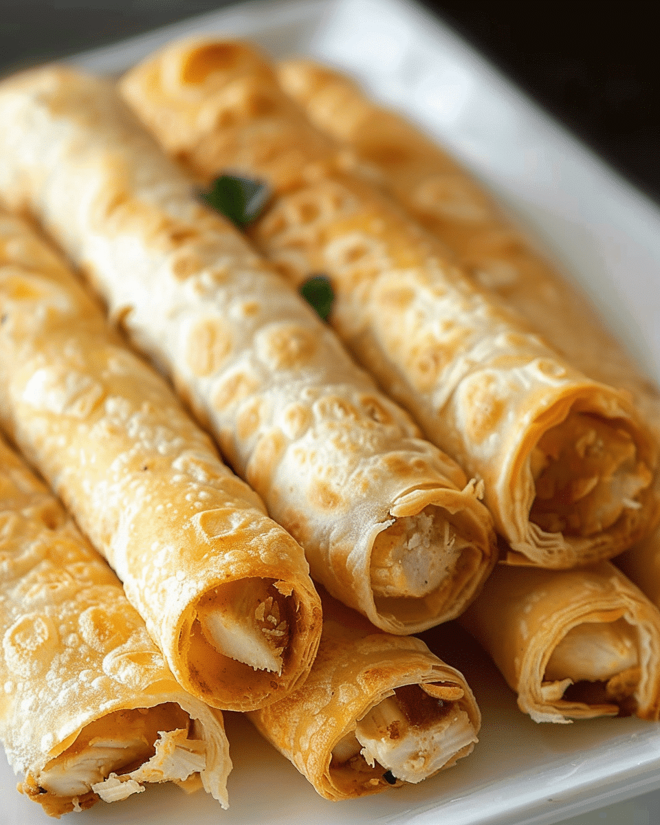 Baked Chicken Taquitos