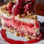 Berrylicious Strawberry Crunch Cheesecake