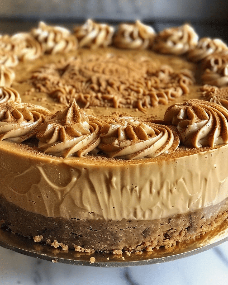 Biscoff Cookie Butter Cheesecake