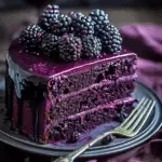 Blackberry Velvet Gothic Cake