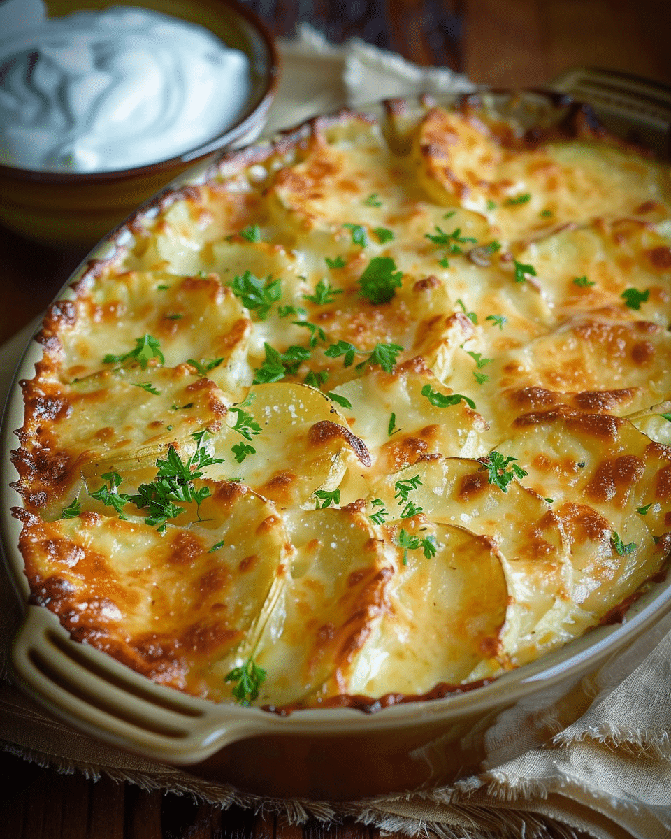 Cheesy Potato Gratin