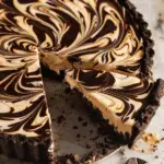 Chocolate Peanut Butter Swirl Tart