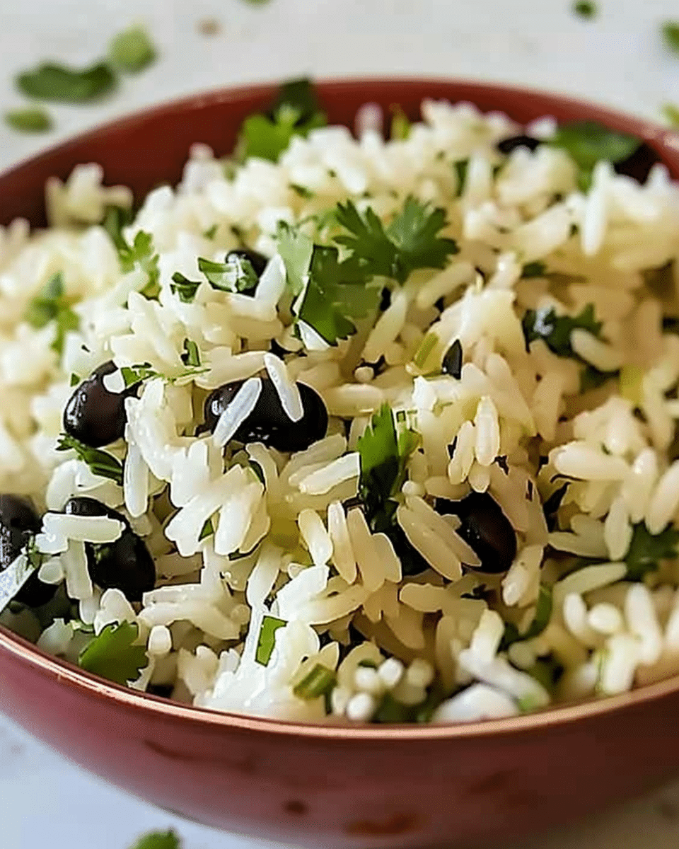 Cilantro Lime Rice and Black Beans