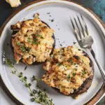Crab Stuffed Portobello Mushrooms
