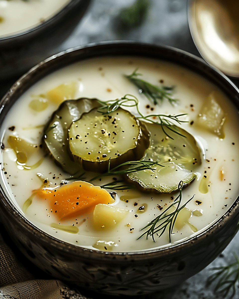 Creamy Dill Pickle Soup