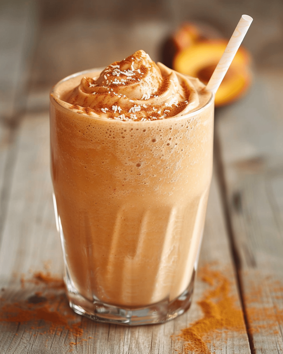 Creamy Peach Smoothie