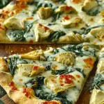 Creamy Spinach Artichoke Pizza Bliss