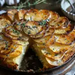 Crispy Balsamic-Thyme Potato Torte