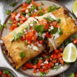 Crispy Beef Chimichangas