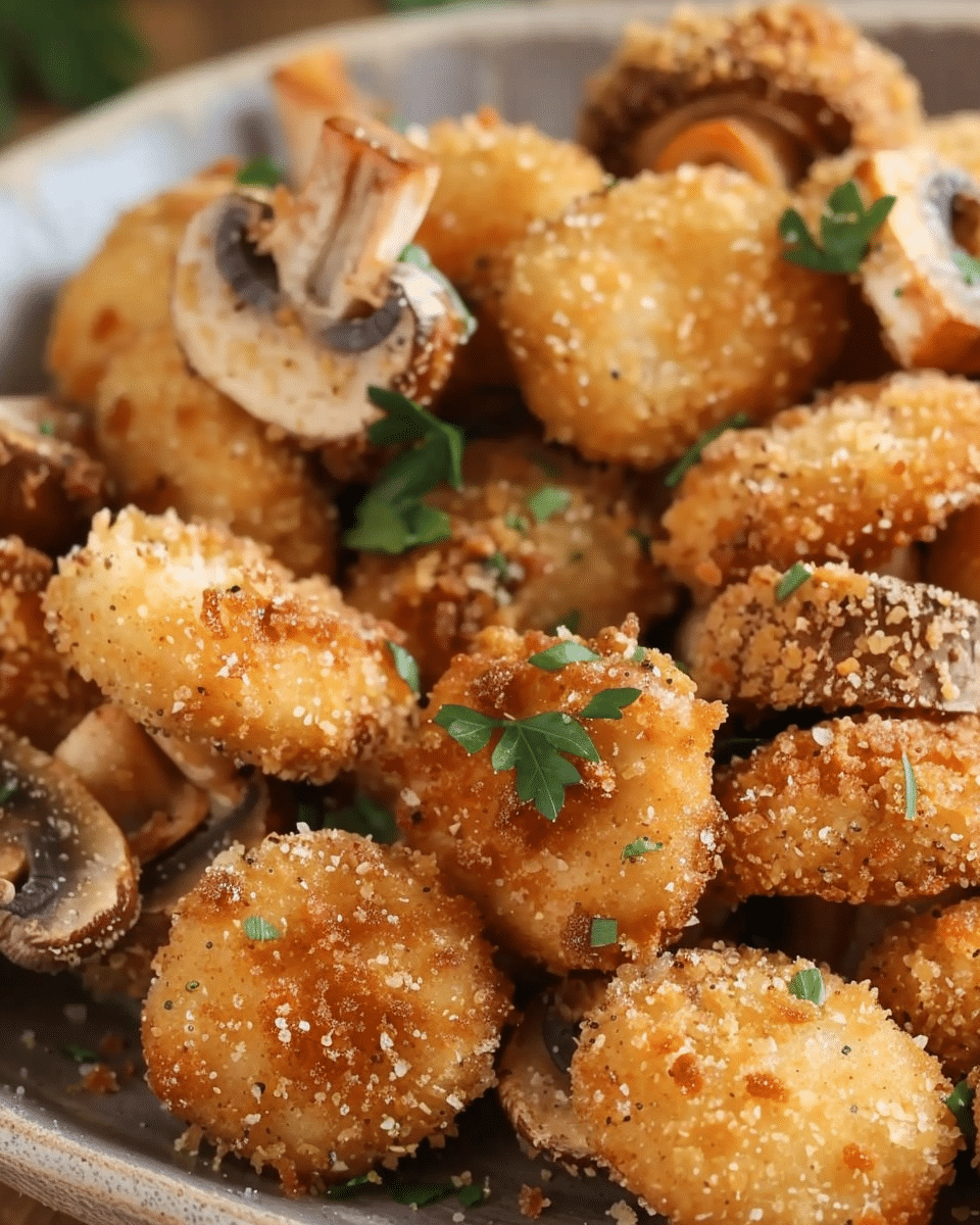 Crispy Breaded Mushrooms