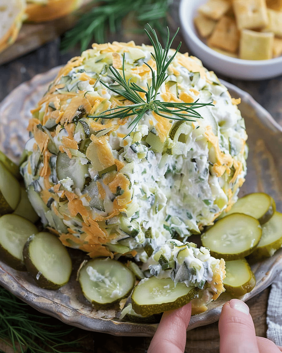 Dill Pickle Cheese Ball Recipe