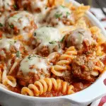 Dump and Bake Meatball Casserole
