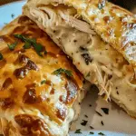 Easy Chicken Alfredo Air Fryer Calzones