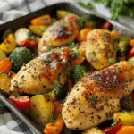 Easy Sheet Pan Chicken and Vegetables Recipe