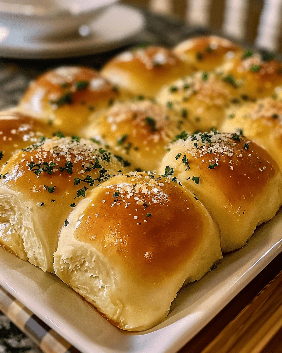 Garlic Butter Dinner Rolls