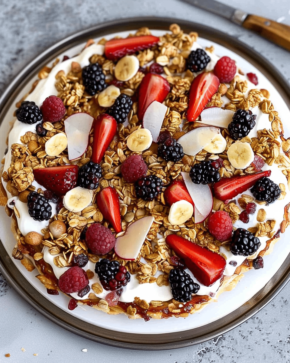 Granola Breakfast Pizza