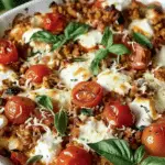 Ground Chicken Caprese