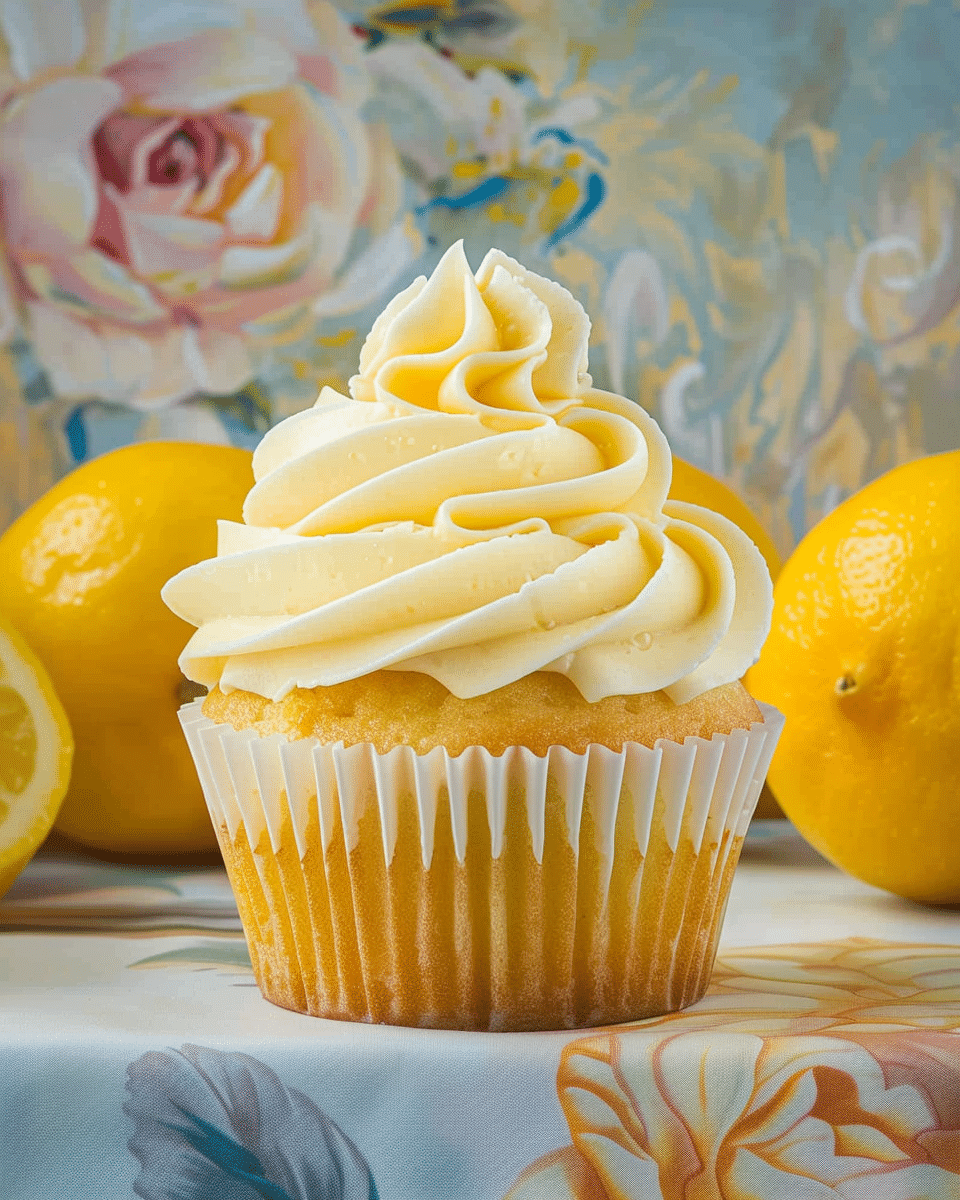 Lemon Cupcakes with Cream Cheese Frosting