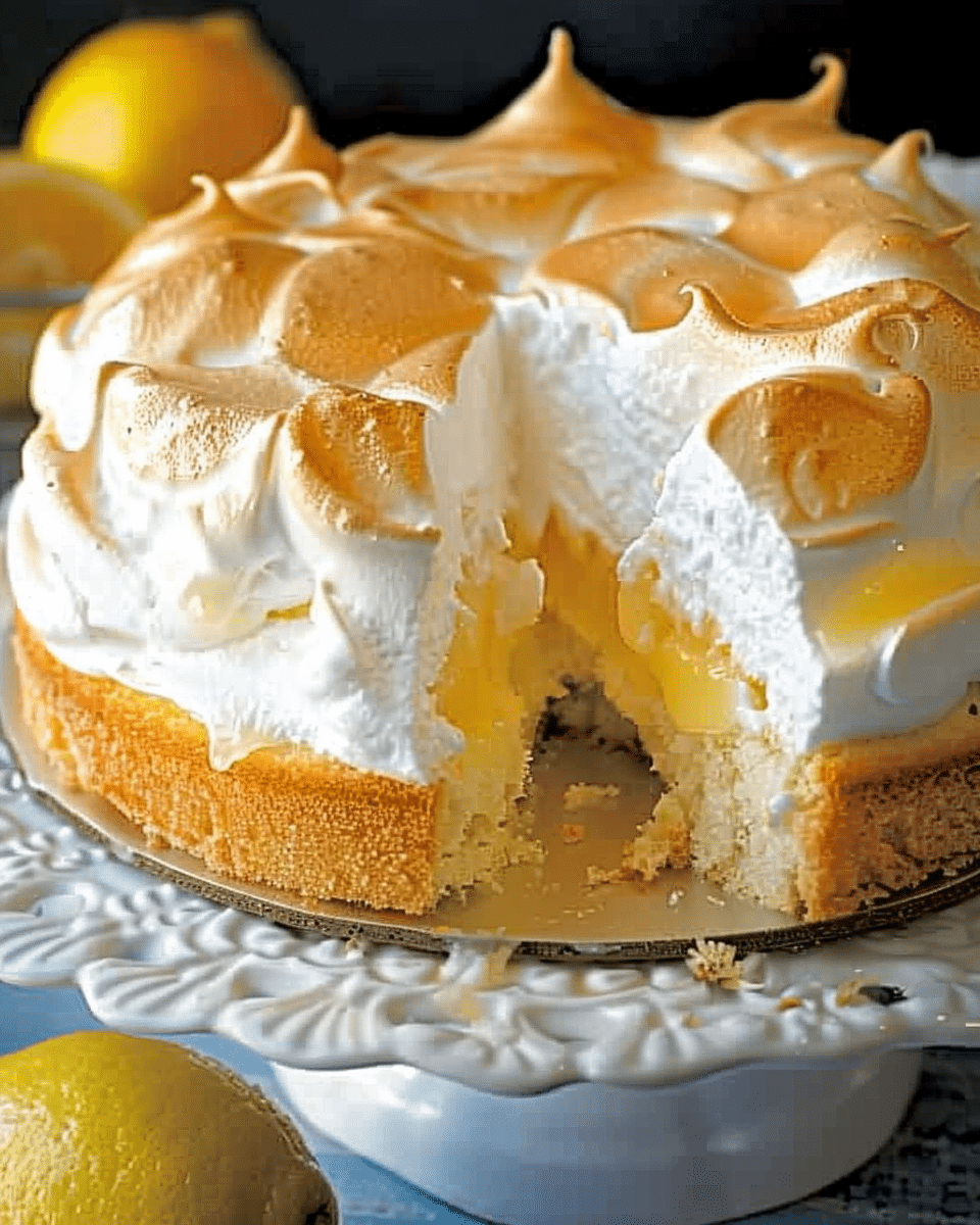 Lemon Meringue Angel Cake